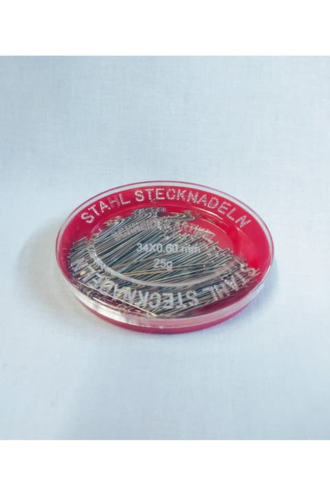 Stahl Steckhadeln Toplu İğne 25 gr. İne Uçlu Net 25 Gr. (brüt 34 gr)