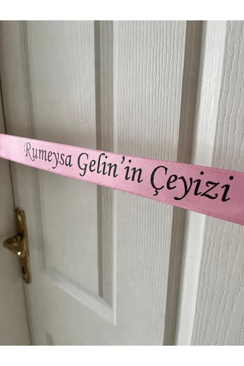 Kişiye Özel Gelin Çeyizi Kurdelesi