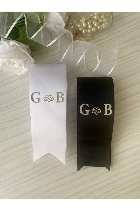 Söz Nişan Düğün Nikah Gelin Damat Harfli Takı Kurdelesi