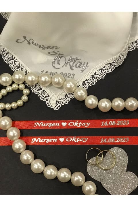 Söz & Nişan Yüzük Kurdelesi -incisiz- (K02T)