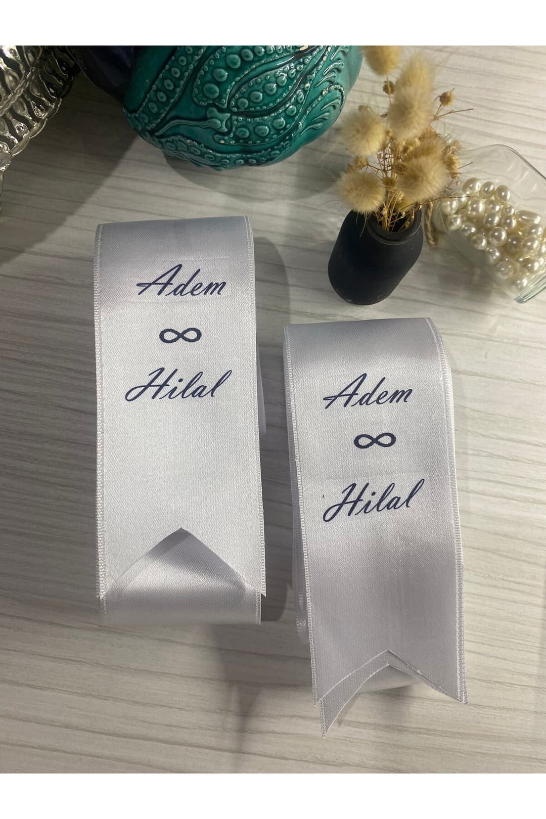 Düğün Nişan Gelin Damat Takı Kurdelesi