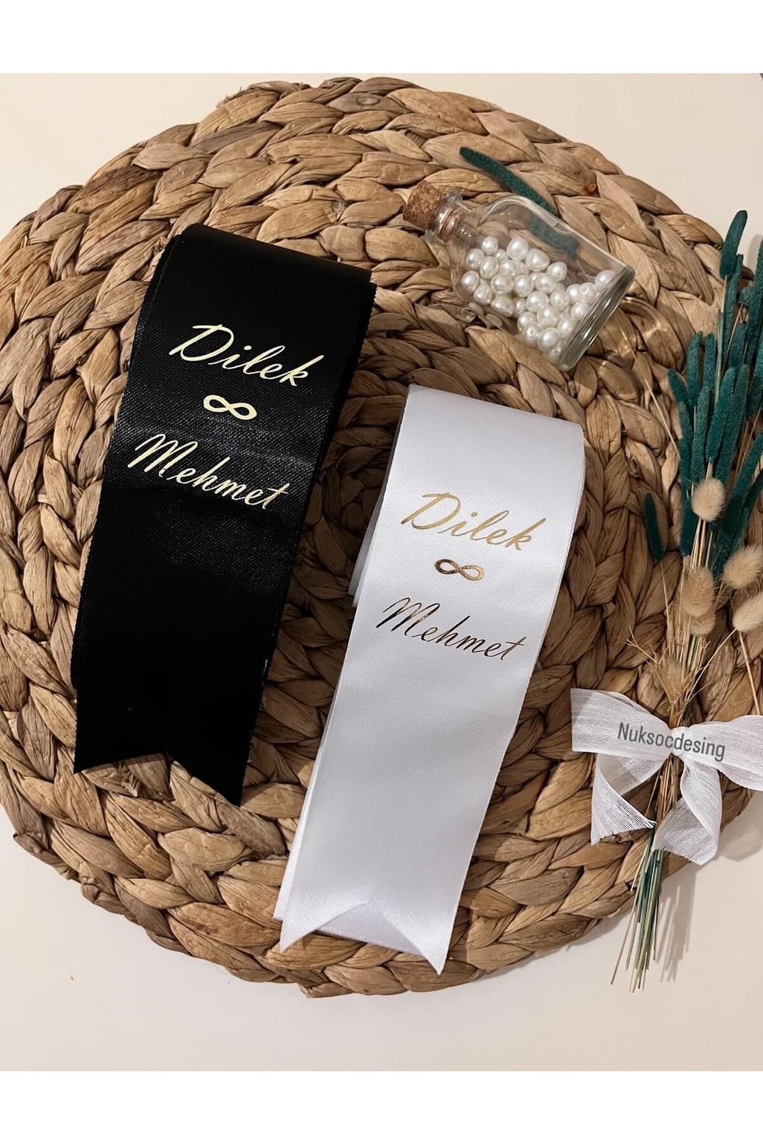 Söz Nişan Düğün Nikah Gelin Damat Takı Kurdelesi