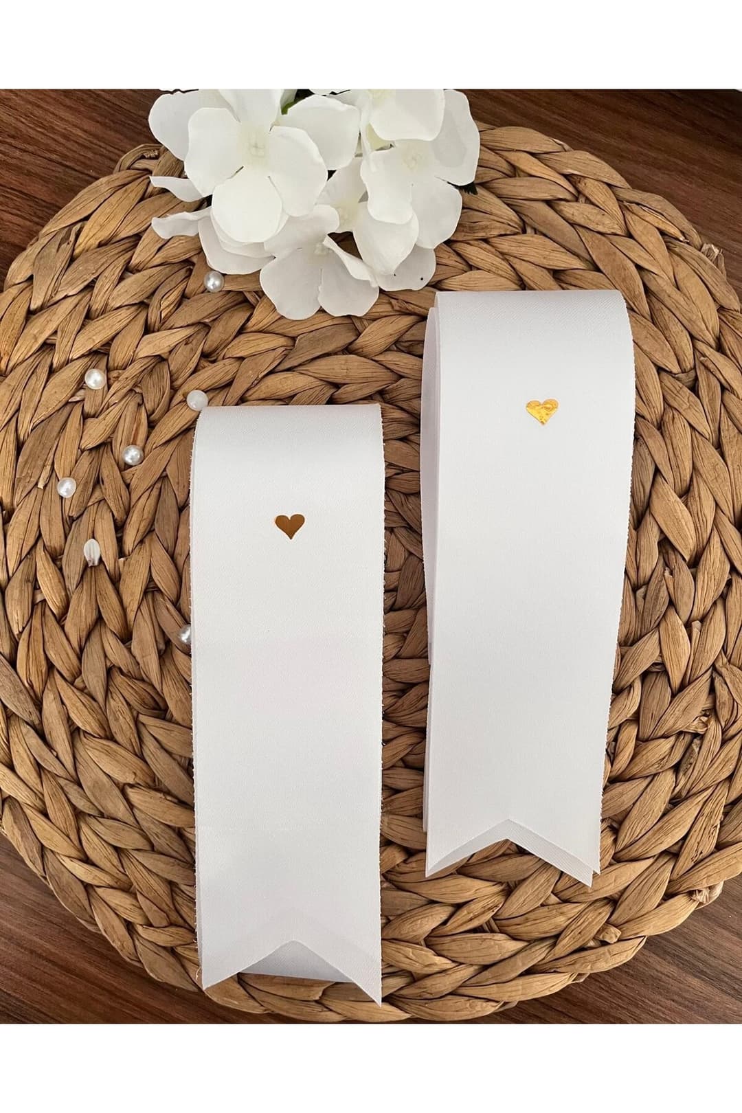 Nişan Düğün Gelin Damat Kalpli Takı Kurdelesi Kına Malzemeleri