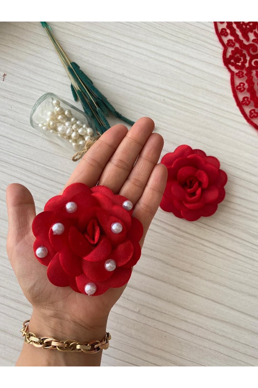 2 Adet Gelin Damat Kına Gecesi El Gülü
